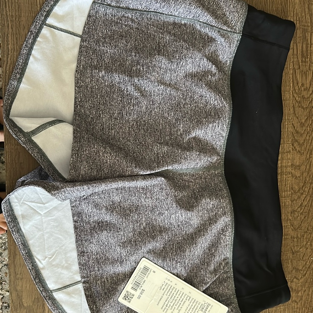 NEW LULULEMON speed Up MR Short 4” Lined  Size 8 TALL NWT